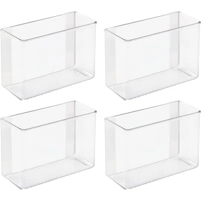 Idesign Adhesive Organizer Bin For Kitchen In Transparent
