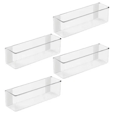 Idesign Adhesive Organizer Bin For Kitchen In Transparent