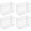 Idesign Adhesive Organizer Bin For Kitchen In Transparent