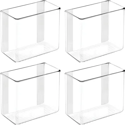Idesign Adhesive Organizer Bin For Kitchen In Transparent