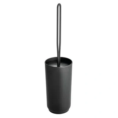 Idesign Austin Toilet Bowl Brush And Holder Set - Matte Black