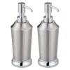 Idesign Brushed Stainless Steel Soap Dispenser In Silver