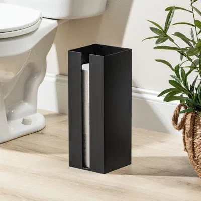 Idesign Citi Toilet Tissue Reserve 2 In Matte Black