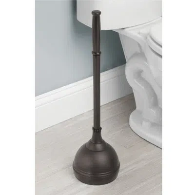 Idesign Kent Bathware 21.66in. H Free Standing Plunger In Bronze