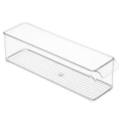 Idesign Kitchen Binz Bpa-free Plastic Deep Stackable Organizer With Handles, Clear