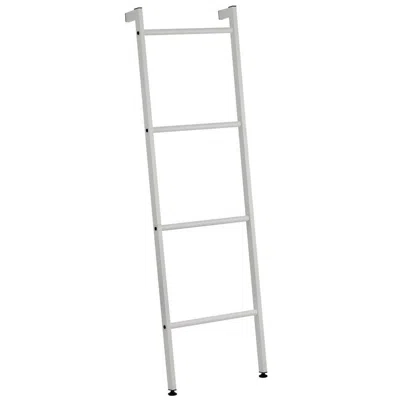 Idesign Light Gray Metal Blanket & Towel Wall Ladder Rack