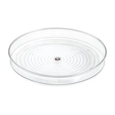 Idesign Linus Turntable Lazy Susan In Clear