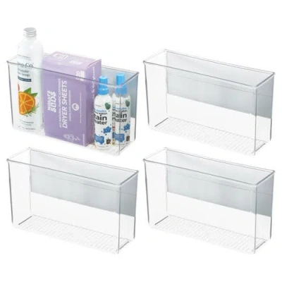 Idesign Magnetic Organizer Bins For Laundry Room In Transparent