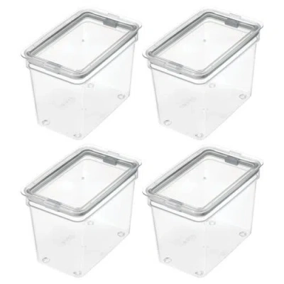 Idesign Medium Food Storage Bin With Airtight Lid In Transparent