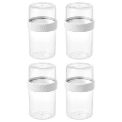 Idesign Medium Stack 'n Snack Food Containers In Transparent