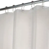Idesign Metal Solid Single Shower Curtain In Gray