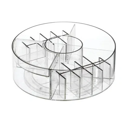 Idesign 's Onyx Collection Cosmetic Carousel, Clear