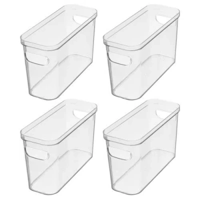 Idesign Plastic Pantry Bin For Kitchen Organizing In Transparent