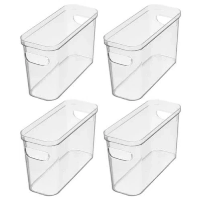 Idesign Plastic Pantry Bin For Kitchen Organizing In Transparent