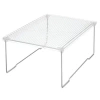 Idesign Plastic Stackable Cabinet Shelf Riser For Bathroom Storage– Clear In Matte Satin