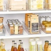 Idesign Plastic Stackable Pantry Bin With Handles - Set Of 2 - Clear In Clear