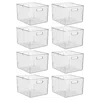 Idesign Plastic Storage Bin With Handles