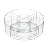 Idesign Rotating Makeup Organizer With Dividers In Transparent