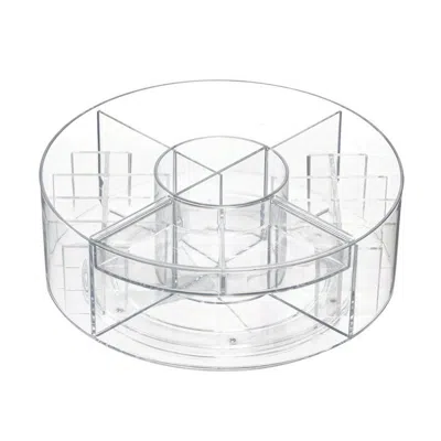 Idesign Rotating Makeup Organizer With Dividers