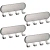 Idesign Self-adhesive Key Rack With 4 Hooks In Silver