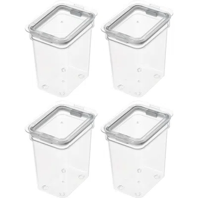 Idesign Small Food Storage Bin With Airtight Lid In Transparent
