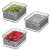 Idesign Small Fridge Berry Bin With Removable Colander In Transparent