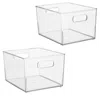 Idesign Small Stackable Bathroom Storage Bin - 2 Ct