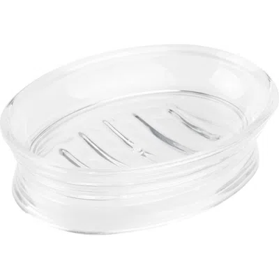 Idesign Soap Dish For Bathroom Sink In White