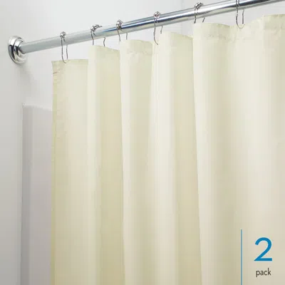 Idesign Solid Polyester Shower Curtain In Neutral