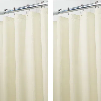 Idesign Solid Polyester Shower Curtain In Neutral
