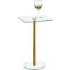 Idesign Square Drink Table In Transparent