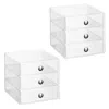 Idesign Stackable 3-drawer Vanity Makeup Organizer