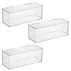 Idesign Stackable Hinged-lid Storage Box In White
