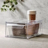 Idesign Stackable Kitchen Storage Drawer - Pull-out Sliding Bin For Fridge, Pantry, Under-sink, Or Cabinet In Clear