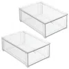 Idesign Stackable Pull-out Sliding Storage Drawer - 2 Ct