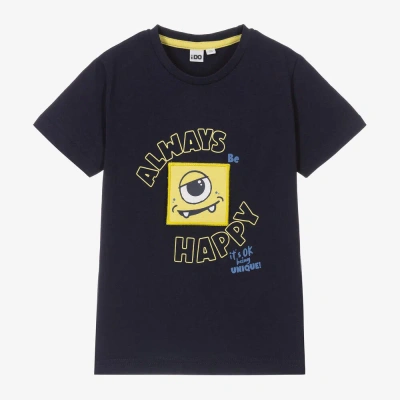Ido Baby Kids'  Boys Navy Blue Cotton T-shirt