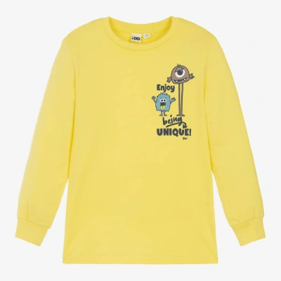 Ido Baby Kids'  Boys Yellow Monster Print Cotton Top