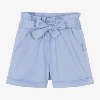 Ido Baby Kids'  Girls Blue Cotton Shorts