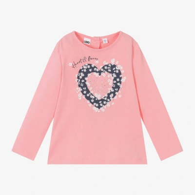 Ido Baby Kids'  Girls Pink Cotton Heart Top