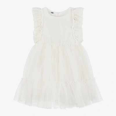 Ido Baby Kids'  Girls White Tulle Ruffle Dress