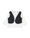 Ido Newborn Boy T-shirt Ivory Size 3 Cotton In White