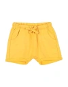 Ido Newborn Girl Shorts & Bermuda Shorts Marigold Size 3 Cotton, Elastane In Yellow