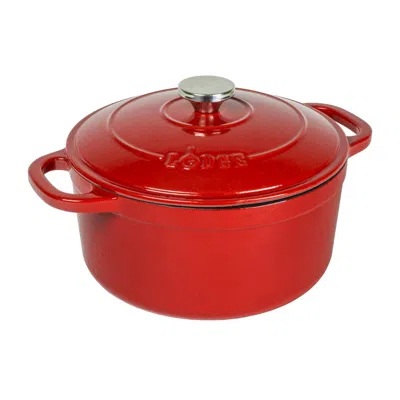 Idom Cast Iron 5.5qt Red Enameled Dutch Oven -1 Pack