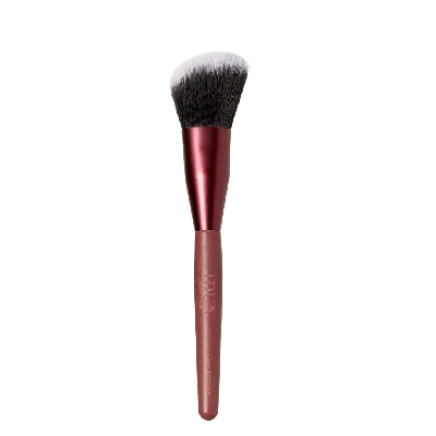 Idun Minerals Pro Angled Face Brush In Brown