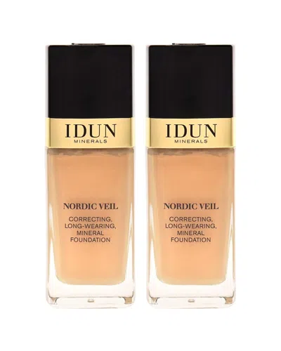 IDUN MINERALS IDUN MINERALS WOMEN'S 0.88OZ 312 INGRID NORDIC VEIL FOUNDATION - PACK OF 2