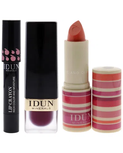 Idun Minerals Women's Creme Lipstick Kit In White