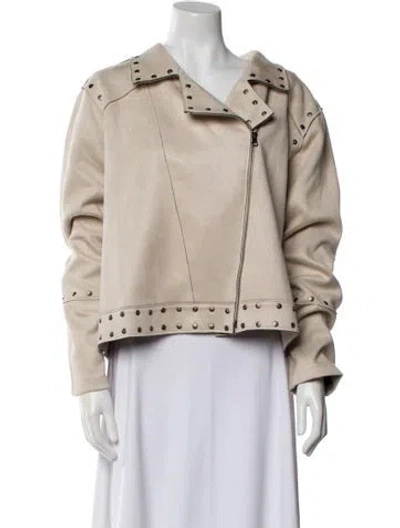 Pre-owned Idyllwind Biker Jacket In Neutral