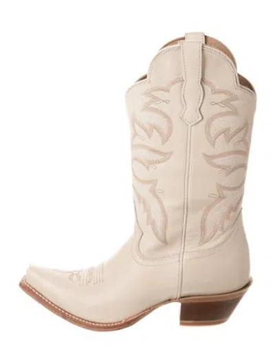 Pre-owned Idyllwind Leather Western Boots In Neutral