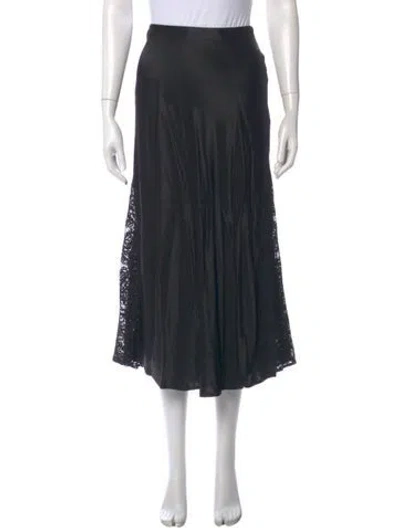 Pre-owned Idyllwind Midi Length Skirt In Black