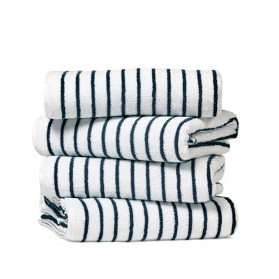 Ienjoy Home 100% Cotton Cabana Beach Towel In Navy